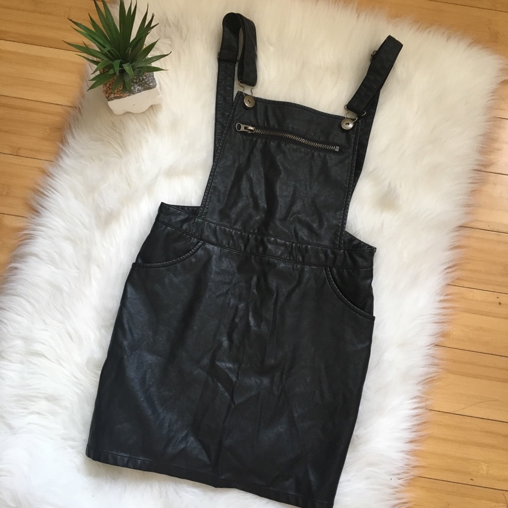 Leather Overall Jumper